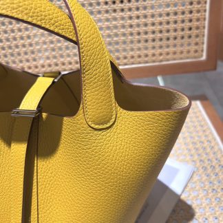 Replica Hermes Picotin Lock 18 Clemence Leather Bag