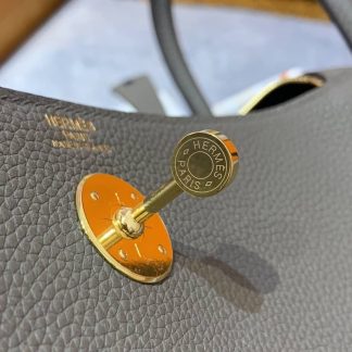 Replica Hermes Lindy 30 Clemence Leather Bag