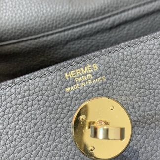 Replica Hermes Lindy 30 Clemence Leather Bag