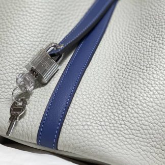Replica Hermes Picotin Lock 18 Two Tone Clemence Leather Bag