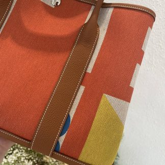 Replica Hermes Garden Party 36 Voyage Printing Tote Bag