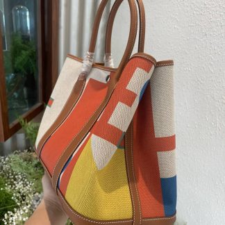 Replica Hermes Garden Party 36 Voyage Printing Tote Bag