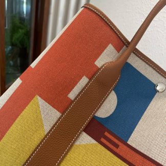 Replica Hermes Garden Party 36 Voyage Printing Tote Bag