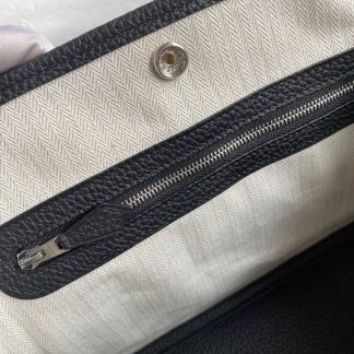 Replica Hermes Garden Party 30 Toile Leather Bag