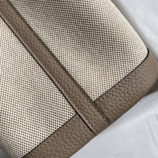 Replica Hermes Garden Party 30 Toile Leather Bag