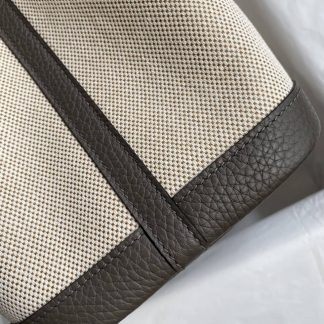 Replica Hermes Garden Party 30 Toile Leather Bag