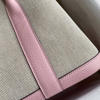 Replica Hermes Garden Party 30 Toile Leather Bag