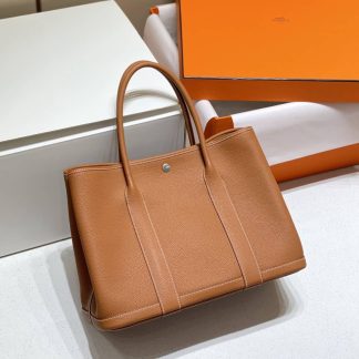 Replica Hermes Garden Party 36 Clemence Leather Bag