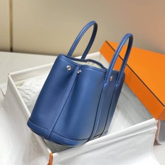 Replica Hermes Garden Party 30 Clemence Leather Bag