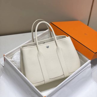 Replica Hermes Garden Party 30 Clemence Leather Bag