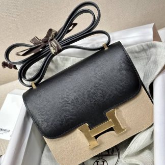 Replica Hermes Mini Constance 19 Epsom Leather Bag