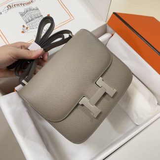 Replica Hermes Mini Constance 19 Epsom Leather Bag