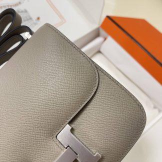 Replica Hermes Mini Constance 19 Epsom Leather Bag
