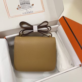 Replica Hermes Mini Constance 19 Epsom Leather Bag