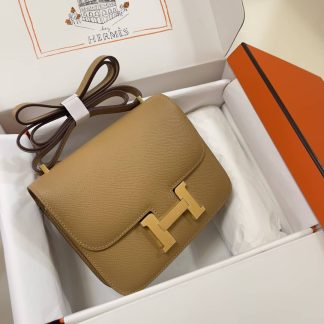 Replica Hermes Mini Constance 19 Epsom Leather Bag