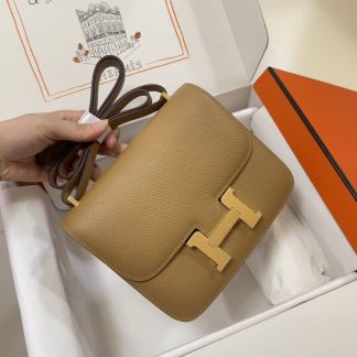 Replica Hermes Mini Constance 19 Epsom Leather Bag