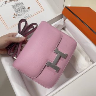 Replica Hermes Mini Constance 19 Epsom Leather Bag