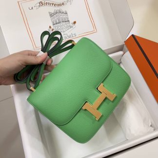 Replica Hermes Mini Constance 19 Epsom Leather Bag