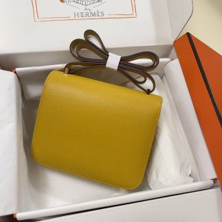 Replica Hermes Mini Constance 19 Epsom Leather Bag