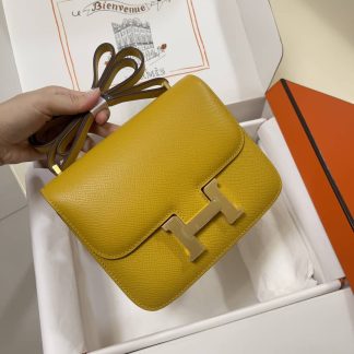 Replica Hermes Mini Constance 19 Epsom Leather Bag