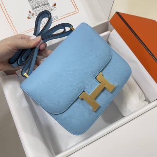 Replica Hermes Mini Constance 19 Epsom Leather Bag