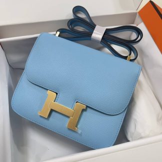 Replica Hermes Mini Constance 19 Epsom Leather Bag