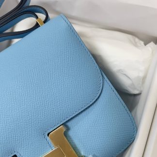 Replica Hermes Mini Constance 19 Epsom Leather Bag