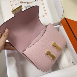 Replica Hermes Mini Constance 19 Epsom Leather Bag