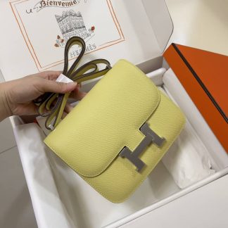Replica Hermes Mini Constance 19 Epsom Leather Bag