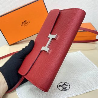 Replica Hermes WOC Epsom Leather Constance To Go Wallet On Chain