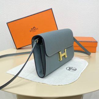 Replica Hermes WOC Epsom Leather Constance To Go Wallet On Chain