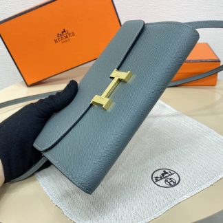 Replica Hermes WOC Epsom Leather Constance To Go Wallet On Chain