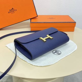 Replica Hermes WOC Epsom Leather Constance To Go Wallet On Chain