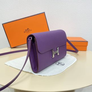Replica Hermes WOC Epsom Leather Constance To Go Wallet On Chain