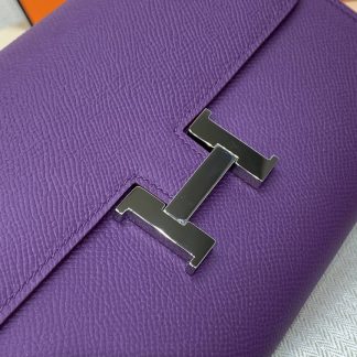 Replica Hermes WOC Epsom Leather Constance To Go Wallet On Chain