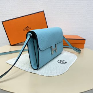 Replica Hermes WOC Epsom Leather Constance To Go Wallet On Chain
