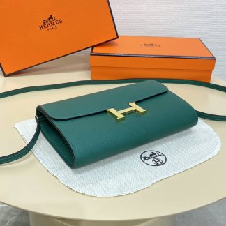 Replica Hermes WOC Epsom Leather Constance To Go Wallet On Chain
