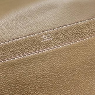 Replica Hermes Steve Clemence Leather Messenger Bag