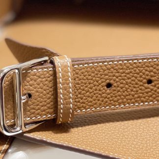 Replica Hermes Steve Clemence Leather Messenger Bag