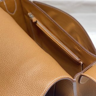Replica Hermes Steve Clemence Leather Messenger Bag