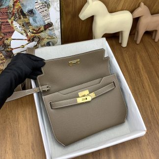 Replica Hermes Kelly Depeches 25 Epsom Leather Pouch