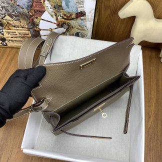 Replica Hermes Kelly Depeches 25 Epsom Leather Pouch