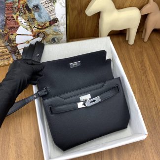 Replica Hermes Kelly Depeches 25 Epsom Leather Pouch