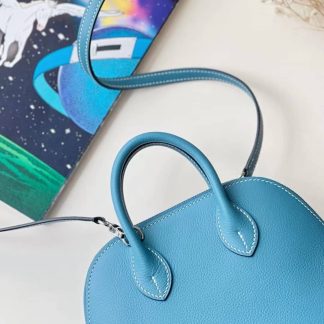 Replica Hermes Bolide 1923 Mini Chevre Mysore Leather Bag