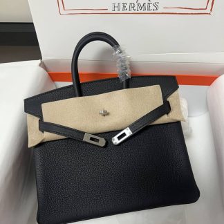 Replica Hermes Birkin 30 Clemence Leather Bag