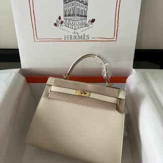 Replica Hermes Kelly Sellier 25 Epsom Leather Bag