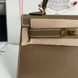 Replica Hermes Kelly Mini II Sellier Epsom Leather Bag