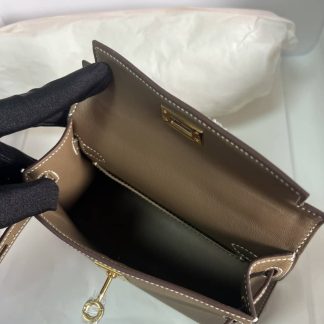 Replica Hermes Kelly Mini II Sellier Epsom Leather Bag