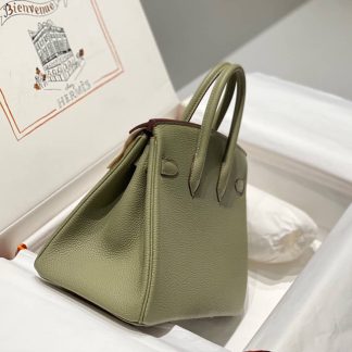 Replica Hermes Birkin 30 Clemence Leather Bag