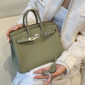 Replica Hermes Birkin 30 Clemence Leather Bag